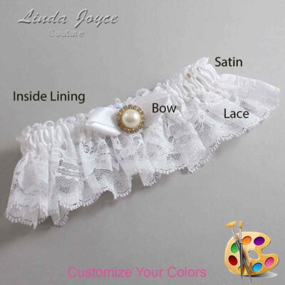Couture Garters / Custom Wedding Garter / Customizable Wedding Garters / Personalized Wedding Garters / Vickie #10-B41-M21 / Wedding Garters / Bridal Garter / Prom Garter / Linda Joyce Couture