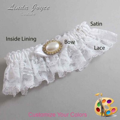 Couture Garters / Custom Wedding Garter / Customizable Wedding Garters / Personalized Wedding Garters / Teresa #10-B41-M28 / Wedding Garters / Bridal Garter / Prom Garter / Linda Joyce Couture