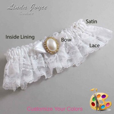 Couture Garters / Custom Wedding Garter / Customizable Wedding Garters / Personalized Wedding Garters / Sonya #10-B41-M29 / Wedding Garters / Bridal Garter / Prom Garter / Linda Joyce Couture