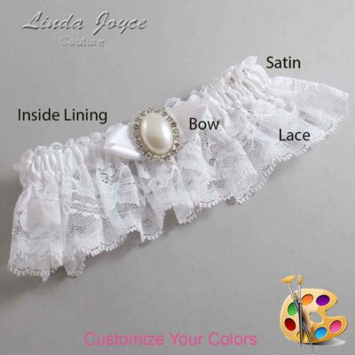 Couture Garters / Custom Wedding Garter / Customizable Wedding Garters / Personalized Wedding Garters / Sonya #10-B41-M31 / Wedding Garters / Bridal Garter / Prom Garter / Linda Joyce Couture