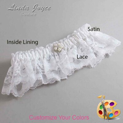 Couture Garters / Custom Wedding Garter / Customizable Wedding Garters / Personalized Wedding Garters / Ercia #10-M20 / Wedding Garters / Bridal Garter / Prom Garter / Linda Joyce Couture