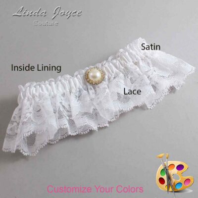 Couture Garters / Custom Wedding Garter / Customizable Wedding Garters / Personalized Wedding Garters / Dana #10-M21 / Wedding Garters / Bridal Garter / Prom Garter / Linda Joyce Couture