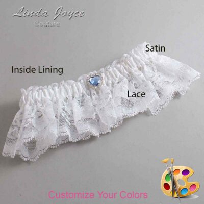 Couture Garters / Custom Wedding Garter / Customizable Wedding Garters / Personalized Wedding Garters / Lovie #10-M25 / Wedding Garters / Bridal Garter / Prom Garter / Linda Joyce Couture