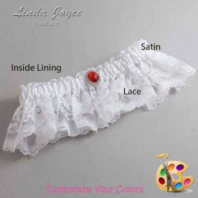 Couture Garters / Custom Wedding Garter / Customizable Wedding Garters / Personalized Wedding Garters / Jewels #10-M26 / Wedding Garters / Bridal Garter / Prom Garter / Linda Joyce Couture