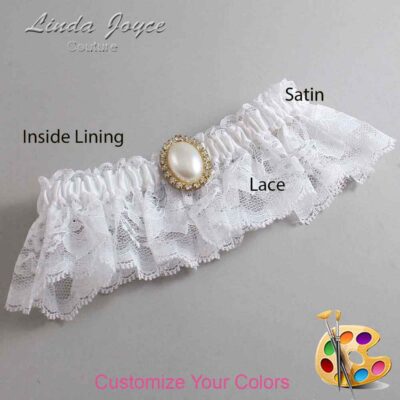 Couture Garters / Custom Wedding Garter / Customizable Wedding Garters / Personalized Wedding Garters / Halle #10-M29 / Wedding Garters / Bridal Garter / Prom Garter / Linda Joyce Couture