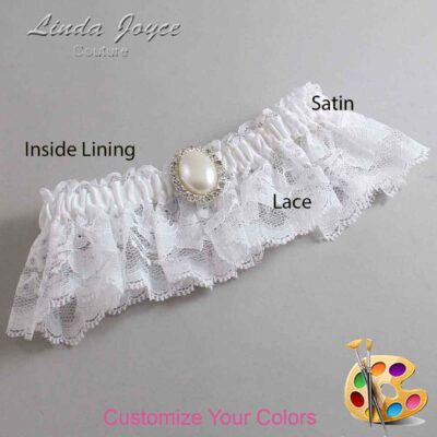 Couture Garters / Custom Wedding Garter / Customizable Wedding Garters / Personalized Wedding Garters / Halle #10-M31 / Wedding Garters / Bridal Garter / Prom Garter / Linda Joyce Couture