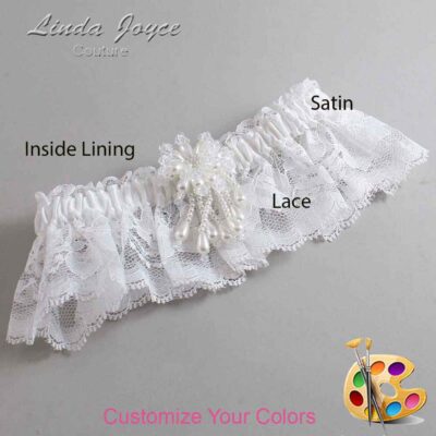 Couture Garters / Custom Wedding Garter / Customizable Wedding Garters / Personalized Wedding Garters / Folly #10-M38 / Wedding Garters / Bridal Garter / Prom Garter / Linda Joyce Couture