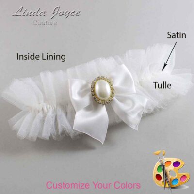Couture Garters / Custom Wedding Garter / Customizable Wedding Garters / Personalized Wedding Garters / Maggie #23-B01-M29 / Wedding Garters / Bridal Garter / Prom Garter / Linda Joyce Couture