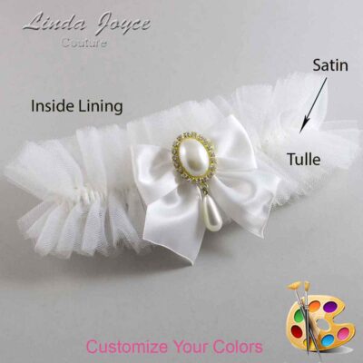 Couture Garters / Custom Wedding Garter / Customizable Wedding Garters / Personalized Wedding Garters / Michaela #23-B01-M34 / Wedding Garters / Bridal Garter / Prom Garter / Linda Joyce Couture