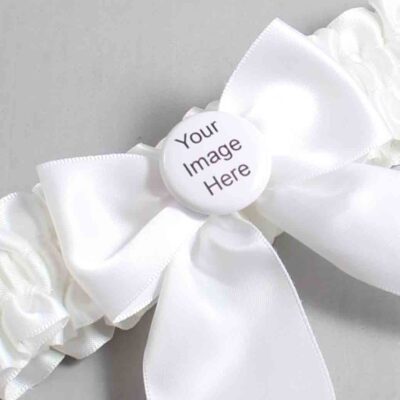 White Satin Wedding Garter / Solid White Wedding Garters / Wedding Garter / Custom Wedding Garter / Bridal Garter / Prom Garter / Linda Joyce Couture / Personalized Garter / Personalized Wedding Garter / Personalized Prom Garter