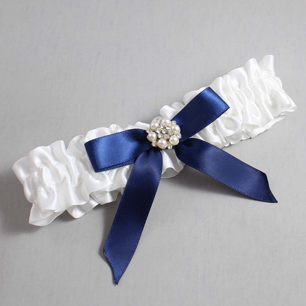 White and Navy Blue Satin Wedding Garter / White Wedding Garters / Wedding Garter / Custom Wedding Garter / Bridal Garter / Prom Garter / Linda Joyce Couture / Personalized Garter / Personalized Wedding Garter / Personalized Prom Garter White and Navy Blue Satin Wedding Garter / White Wedding Garters / Wedding Garter / Custom Wedding Garter / Bridal Garter / Prom Garter / Linda Joyce Couture / Personalized Garter / Personalized Wedding Garter / Personalized Prom Garter