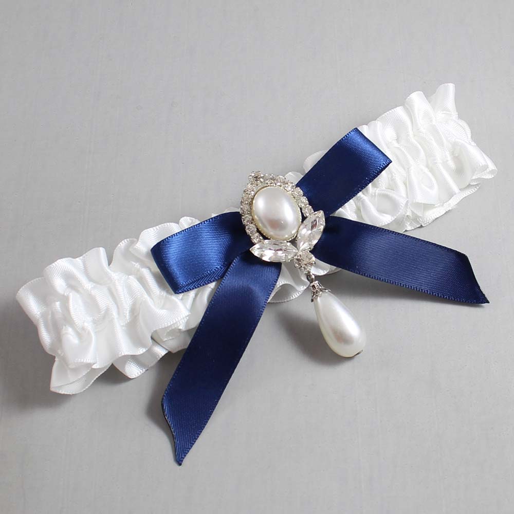 White and Navy Blue Satin Wedding Garter / White Wedding Garters / Wedding Garter / Custom Wedding Garter / Bridal Garter / Prom Garter / Linda Joyce Couture / Personalized Garter / Personalized Wedding Garter / Personalized Prom Garter White and Navy Blue Satin Wedding Garter / White Wedding Garters / Wedding Garter / Custom Wedding Garter / Bridal Garter / Prom Garter / Linda Joyce Couture / Personalized Garter / Personalized Wedding Garter / Personalized Prom Garter
