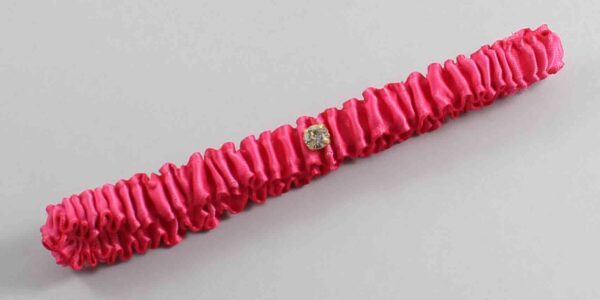 Camellia Rose Satin Wedding Garter / Solid Pink Wedding Garters / Wedding Garter / Custom Wedding Garter / Bridal Garter / Prom Garter / Linda Joyce Couture / Personalized Garter / Personalized Wedding Garter / Personalized Prom Garter