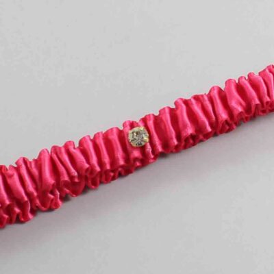 Camellia Rose Satin Wedding Garter / Solid Pink Wedding Garters / Wedding Garter / Custom Wedding Garter / Bridal Garter / Prom Garter / Linda Joyce Couture / Personalized Garter / Personalized Wedding Garter / Personalized Prom Garter