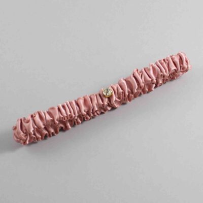 Sweet Nectar Satin Wedding Garter / Solid Pink Wedding Garters / Wedding Garter / Custom Wedding Garter / Bridal Garter / Prom Garter / Linda Joyce Couture / Personalized Garter / Personalized Wedding Garter / Personalized Prom Garter