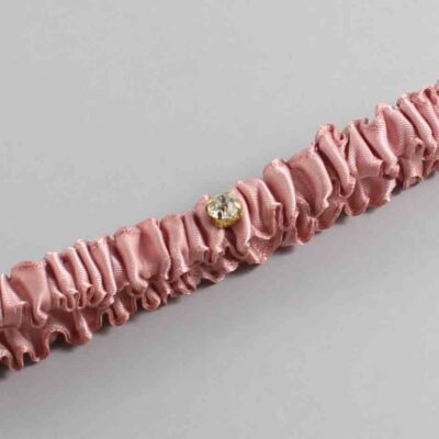 Sweet Nectar Satin Wedding Garter / Solid Pink Wedding Garters / Wedding Garter / Custom Wedding Garter / Bridal Garter / Prom Garter / Linda Joyce Couture / Personalized Garter / Personalized Wedding Garter / Personalized Prom Garter