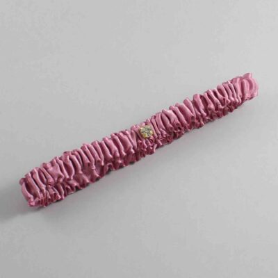 Rosy Mauve Satin Wedding Garter / Solid Pink Wedding Garters / Wedding Garter / Custom Wedding Garter / Bridal Garter / Prom Garter / Linda Joyce Couture / Personalized Garter / Personalized Wedding Garter / Personalized Prom Garter