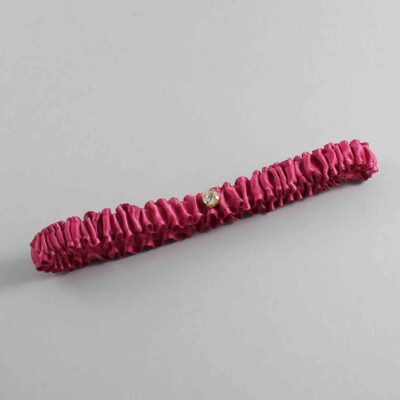 Rosewood Satin Wedding Garter / Solid Pink Wedding Garters / Wedding Garter / Custom Wedding Garter / Bridal Garter / Prom Garter / Linda Joyce Couture / Personalized Garter / Personalized Wedding Garter / Personalized Prom Garter