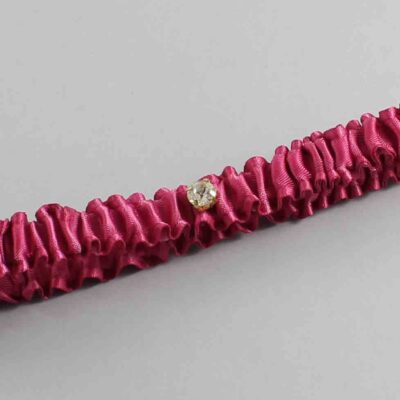 Rosewood Satin Wedding Garter / Solid Pink Wedding Garters / Wedding Garter / Custom Wedding Garter / Bridal Garter / Prom Garter / Linda Joyce Couture / Personalized Garter / Personalized Wedding Garter / Personalized Prom Garter