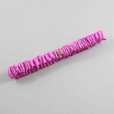 Rose Bloom Satin Wedding Garter / Solid Pink Wedding Garters / Wedding Garter / Custom Wedding Garter / Bridal Garter / Prom Garter / Linda Joyce Couture / Personalized Garter / Personalized Wedding Garter / Personalized Prom Garter