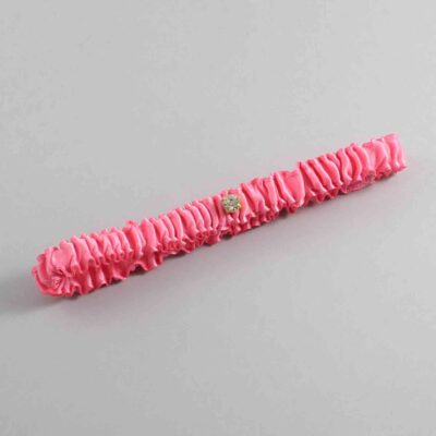 Coral Rose Satin Wedding Garter / Solid Pink Wedding Garters / Wedding Garter / Custom Wedding Garter / Bridal Garter / Prom Garter / Linda Joyce Couture / Personalized Garter / Personalized Wedding Garter / Personalized Prom Garter