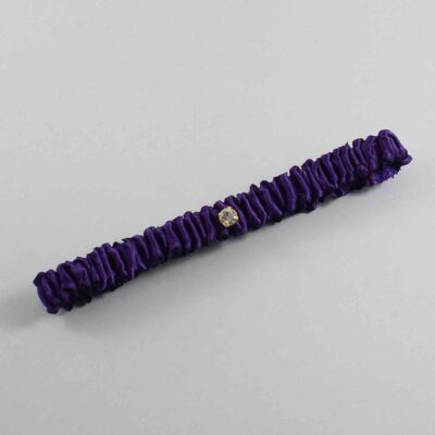 Plum Satin Wedding Garter / Solid Purple Wedding Garters / Wedding Garter / Custom Wedding Garter / Bridal Garter / Prom Garter / Linda Joyce Couture / Personalized Garter / Personalized Wedding Garter / Personalized Prom Garter