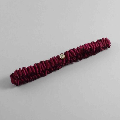 Wine Satin Wedding Garter / Solid Burgundy Wedding Garters / Wedding Garter / Custom Wedding Garter / Bridal Garter / Prom Garter / Linda Joyce Couture / Personalized Garter / Personalized Wedding Garter / Personalized Prom Garter