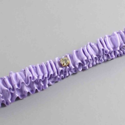 Lavender Satin Wedding Garter / Solid Purple Wedding Garters / Wedding Garter / Custom Wedding Garter / Bridal Garter / Prom Garter / Linda Joyce Couture / Personalized Garter / Personalized Wedding Garter / Personalized Prom Garter
