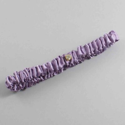 Fresco Satin Wedding Garter / Solid Purple Wedding Garters / Wedding Garter / Custom Wedding Garter / Bridal Garter / Prom Garter / Linda Joyce Couture / Personalized Garter / Personalized Wedding Garter / Personalized Prom Garter