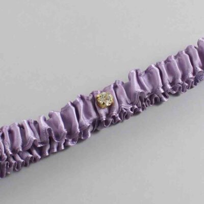 Fresco Satin Wedding Garter / Solid Purple Wedding Garters / Wedding Garter / Custom Wedding Garter / Bridal Garter / Prom Garter / Linda Joyce Couture / Personalized Garter / Personalized Wedding Garter / Personalized Prom Garter