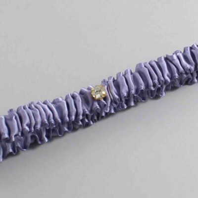 Thistle Satin Wedding Garter / Solid Purple Wedding Garters / Wedding Garter / Custom Wedding Garter / Bridal Garter / Prom Garter / Linda Joyce Couture / Personalized Garter / Personalized Wedding Garter / Personalized Prom Garter