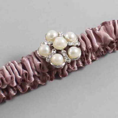 Cameo Satin Wedding Garter / Solid Pink Wedding Garters / Wedding Garter / Custom Wedding Garter / Bridal Garter / Prom Garter / Linda Joyce Couture / Personalized Garter / Personalized Wedding Garter / Personalized Prom Garter