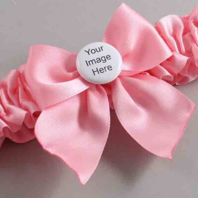 Pink Satin Wedding Garter / Solid Pink Wedding Garters / Wedding Garter / Custom Wedding Garter / Bridal Garter / Prom Garter / Linda Joyce Couture / Personalized Garter / Personalized Wedding Garter / Personalized Prom Garter