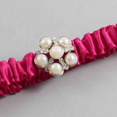 Azalea Satin Wedding Garter / Solid Pink Wedding Garters / Wedding Garter / Custom Wedding Garter / Bridal Garter / Prom Garter / Linda Joyce Couture / Personalized Garter / Personalized Wedding Garter / Personalized Prom Garter