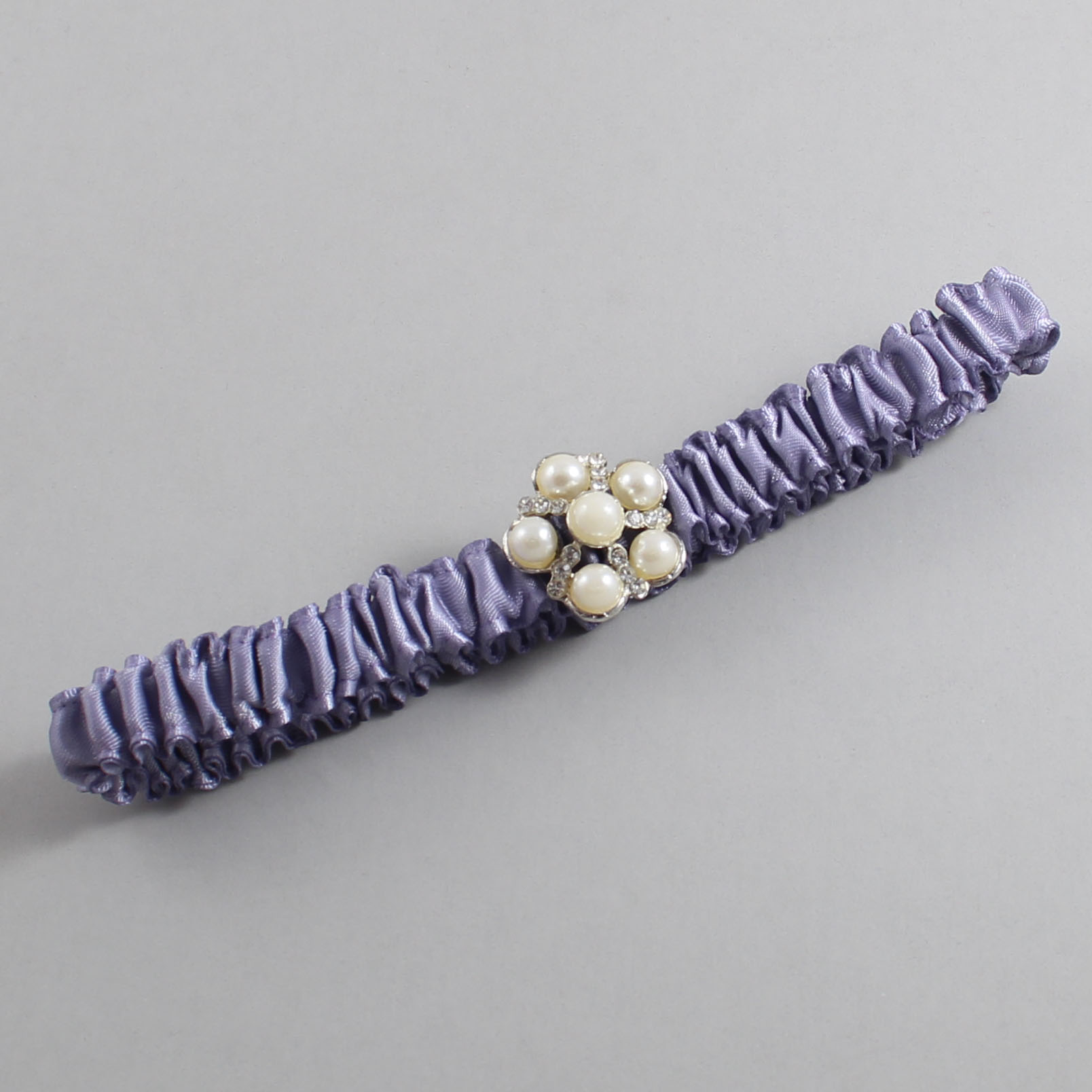 Thistle Satin Wedding Garter / Solid Purple Wedding Garters / Wedding Garter / Custom Wedding Garter / Bridal Garter / Prom Garter / Linda Joyce Couture / Personalized Garter / Personalized Wedding Garter / Personalized Prom Garter