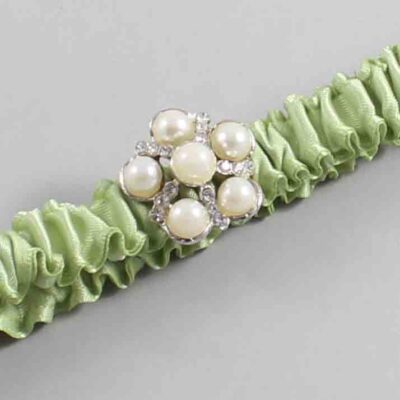 Lime Juice Satin Wedding Garter / Solid Green Wedding Garters / Wedding Garter / Custom Wedding Garter / Bridal Garter / Prom Garter / Linda Joyce Couture / Personalized Garter / Personalized Wedding Garter / Personalized Prom Garter