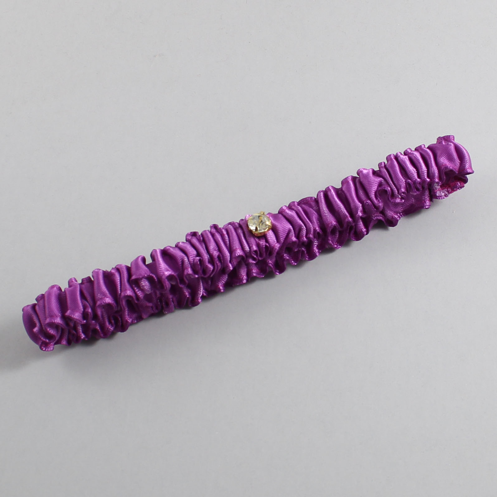 Helio Satin Wedding Garter / Solid Purple Wedding Garters / Wedding Garter / Custom Wedding Garter / Bridal Garter / Prom Garter / Linda Joyce Couture / Personalized Garter / Personalized Wedding Garter / Personalized Prom Garter