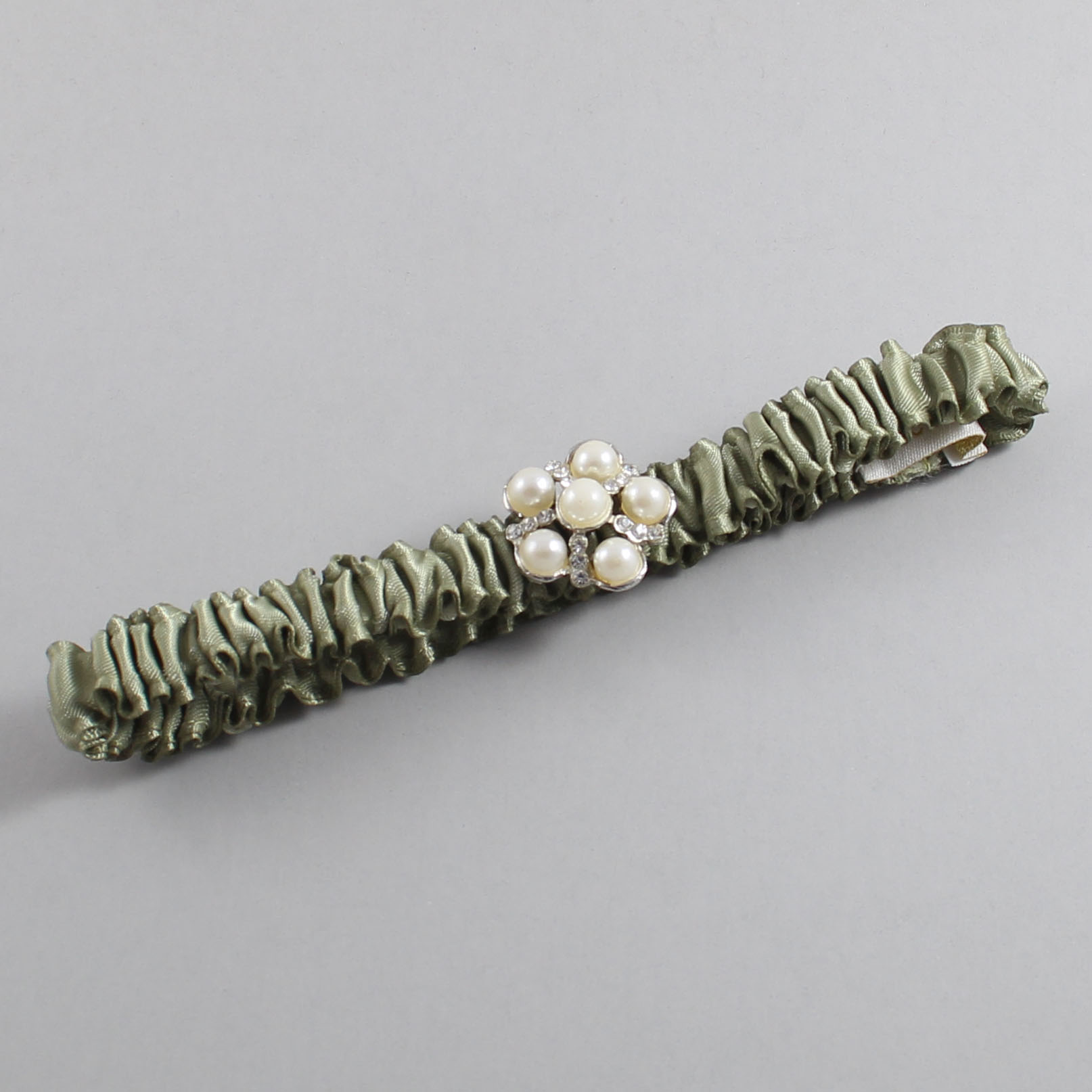 Soft Pine Satin Wedding Garter / Solid Green Wedding Garters / Wedding Garter / Custom Wedding Garter / Bridal Garter / Prom Garter / Linda Joyce Couture / Personalized Garter / Personalized Wedding Garter / Personalized Prom Garter