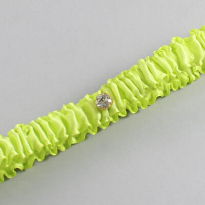 Pineapple Satin Wedding Garter / Solid Yellow Wedding Garters / Wedding Garter / Custom Wedding Garter / Bridal Garter / Prom Garter / Linda Joyce Couture / Personalized Garter / Personalized Wedding Garter / Personalized Prom Garter