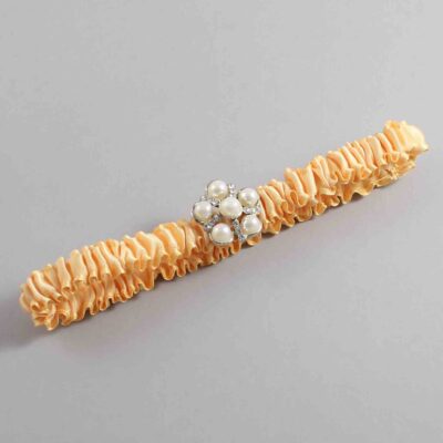 Buttercup Satin Wedding Garter / Solid Yellow Wedding Garters / Wedding Garter / Custom Wedding Garter / Bridal Garter / Prom Garter / Linda Joyce Couture / Personalized Garter / Personalized Wedding Garter / Personalized Prom Garter