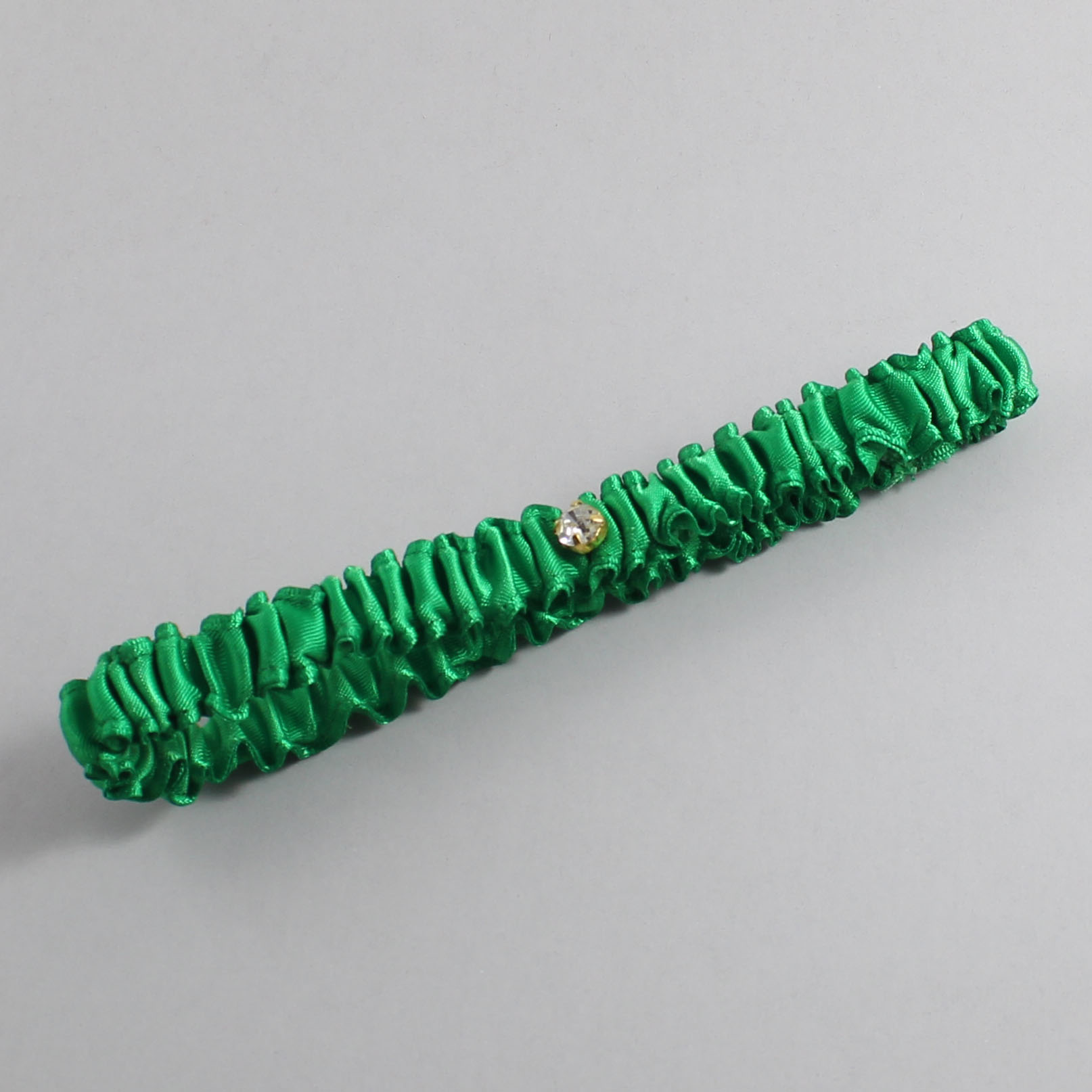 Emerald Green Satin Wedding Garter / Solid Green Wedding Garters / Wedding Garter / Custom Wedding Garter / Bridal Garter / Prom Garter / Linda Joyce Couture / Personalized Garter / Personalized Wedding Garter / Personalized Prom Garter