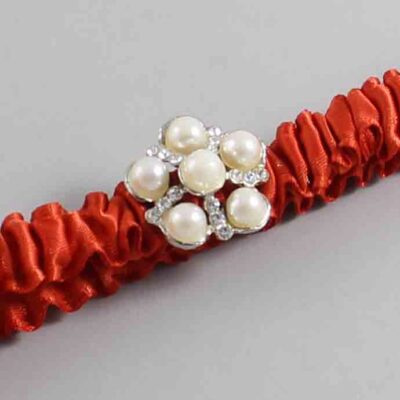 Mandarin Orange Satin Wedding Garter / Solid Orange Wedding Garters / Wedding Garter / Custom Wedding Garter / Bridal Garter / Prom Garter / Linda Joyce Couture / Personalized Garter / Personalized Wedding Garter / Personalized Prom Garter