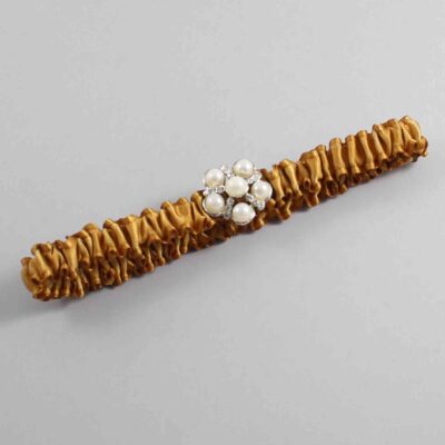 Topaz Satin Wedding Garter / Solid Gold Wedding Garters / Wedding Garter / Custom Wedding Garter / Bridal Garter / Prom Garter / Linda Joyce Couture / Personalized Garter / Personalized Wedding Garter / Personalized Prom Garter