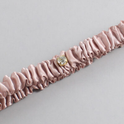 Vanilla Satin Wedding Garter / Solid Pink Wedding Garters / Wedding Garter / Custom Wedding Garter / Bridal Garter / Prom Garter / Linda Joyce Couture / Personalized Garter / Personalized Wedding Garter / Personalized Prom Garter