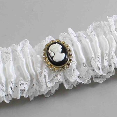 White Lace Wedding Garter / Solid White Wedding Garters / Wedding Garter / Custom Wedding Garter / Bridal Garter / Prom Garter / Linda Joyce Couture / Personalized Garter / Personalized Wedding Garter / Personalized Prom Garter