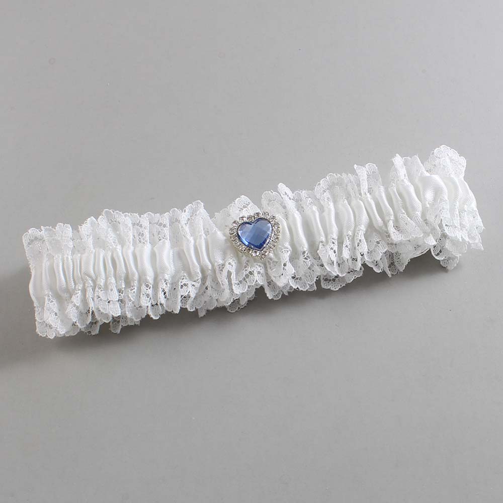 White Lace Wedding Garter / Solid White Wedding Garters / Wedding Garter / Custom Wedding Garter / Bridal Garter / Prom Garter / Linda Joyce Couture / Personalized Garter / Personalized Wedding Garter / Personalized Prom Garter