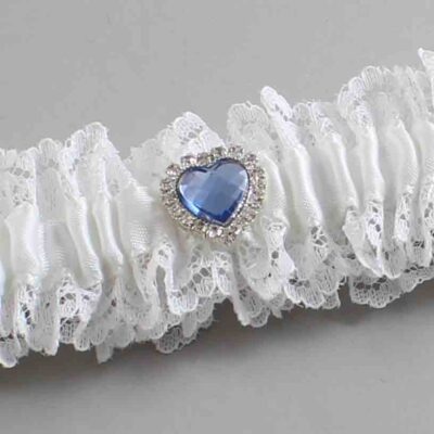 White Lace Wedding Garter / Solid White Wedding Garters / Wedding Garter / Custom Wedding Garter / Bridal Garter / Prom Garter / Linda Joyce Couture / Personalized Garter / Personalized Wedding Garter / Personalized Prom Garter