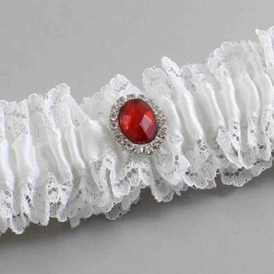 White Lace Wedding Garter / Solid White Wedding Garters / Wedding Garter / Custom Wedding Garter / Bridal Garter / Prom Garter / Linda Joyce Couture / Personalized Garter / Personalized Wedding Garter / Personalized Prom Garter