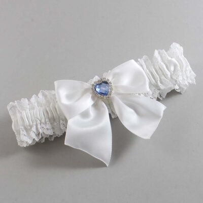 White Lace Wedding Garter / Solid White Wedding Garters / Wedding Garter / Custom Wedding Garter / Bridal Garter / Prom Garter / Linda Joyce Couture / Personalized Garter / Personalized Wedding Garter / Personalized Prom Garter