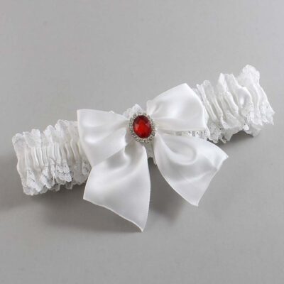 White Lace Wedding Garter / Solid White Wedding Garters / Wedding Garter / Custom Wedding Garter / Bridal Garter / Prom Garter / Linda Joyce Couture / Personalized Garter / Personalized Wedding Garter / Personalized Prom Garter